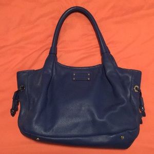 Kate Spade Stevie Navy Pebble Shoulder Bag